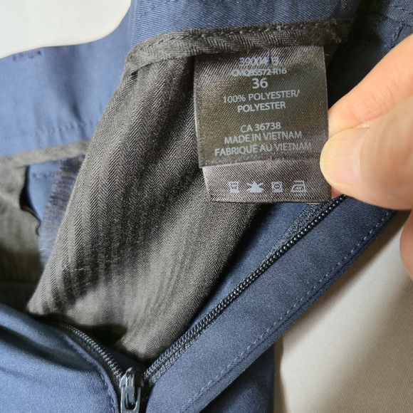 Haggar Men's Casual Blue Shorts Size 36 - Picture 4 of 5